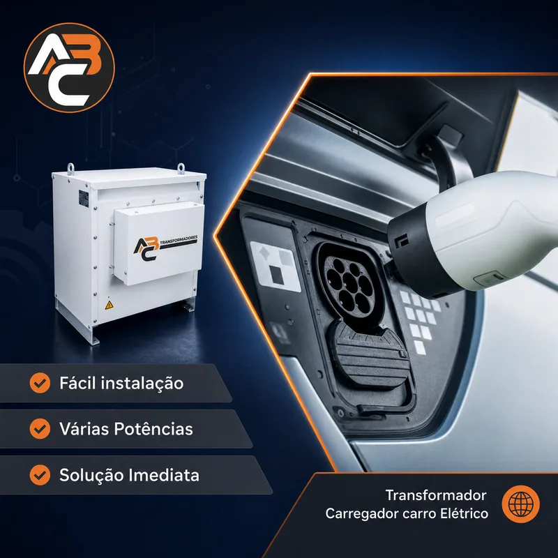 Transformador para carregador de veículo elétrico
